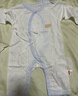 贝瑞加（Babyprints）新生儿连体衣2件装婴儿纯棉内衣薄款四季爬服柔软宝宝哈衣 蓝52 实拍图