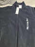 优衣库男装女装摇粒绒拉链茄克/长袖外套廓系夹克479792 09 黑色 XL 实拍图