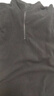 迪卡侬（DECATHLON）保暖户外抓绒衣外套男女运动宽松秋摇粒绒外套冲锋衣内胆 男款-半拉链-黑色 2XL 实拍图