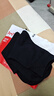 猫人男士袜子男纯棉100%秋冬中筒袜男袜防臭吸汗商务棉袜黑色5双 实拍图