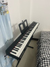 特伦斯电子琴88键成人儿童智能折叠钢琴X61A/V20手卷钢琴键盘乐器 V20典雅黑+专用琴包+Z型琴架 实拍图