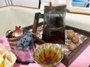 波西米亚风托盘茶盘异域客厅桌面水杯首饰玄关家用木质皮革收纳盘 金太阳花【托盘20*30】超实惠 实拍图