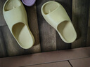朴西静步新款女士室内居家凉拖eva软底浴室洗澡 香蕉黄  37-38 实拍图