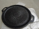 麦饭石烤肉盘家用不粘锅铁板烧韩式烤肉锅电磁炉卡式炉户外烤盘 太阳花烤盘 28cm 实拍图