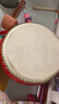 音域羊皮儿童鼓小鼓锣鼓打鼓牛皮鼓堂鼓乐器小孩鼓战鼓8寸儿童玩具 实拍图