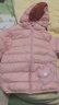 嘟嘟家【三防面料】儿童冬季轻薄红色羽绒服新年冬装女童拜年服男童童装 粉色 120 实拍图