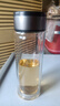 【京东物流配送】高硼硅双层玻璃杯大容量泡茶杯水杯子茶水分离杯 【双层加厚】茶杯350ml1只 实拍图