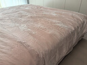 富安娜100%蚕丝被子母被双人冬季四季被芯纯棉二合一被9.8斤230*229cm 实拍图