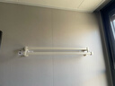 卡贝（cobbe）奶白毛巾挂杆太空铝毛巾架单杆免打孔浴室毛巾杆卫生间厕所壁挂式 60cm毛巾杆-双杆-奶白色 实拍图
