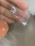 洲足金999金珠黄金小金珠金豆古法金珠DIY配件散珠隔珠路路通转运珠 3mm金珠  合单满 0.16g 包邮 单颗约0.02g 实拍图