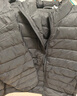网易严选90鸭绒轻薄羽绒服保暖0压感排骨羽绒内胆防泼水蓄热抗菌外套 A款25新品90鲜绒立领-水墨黑 2XL 实拍图