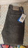 真维斯（Jeanswest）王一博代言牛仔裤男秋冬新款天丝舒适修身直筒高端潮牌休闲裤子男 蓝灰【加绒保暖】 34 码(2尺7) 【建议150-160斤】 实拍图