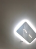 薄度创意led吸顶灯长方形无主灯客厅灯简约现代卧室灯超薄餐厅书房灯 90*50CM-无极调光-白框 实拍图