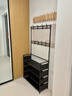 苡茉鞋架家用门口多层简易鞋帽一体鞋柜宿舍出租屋置物架子侧布4层80 实拍图