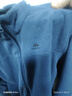 迪卡侬男秋冬薄款摇粒绒保暖抓绒上衣全拉链-蓝色XL 4924749 实拍图