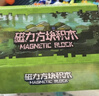 布鲁奇我的世界磁力方块儿童玩具3-6岁磁力积木磁铁磁力片男孩1-3岁礼物 实拍图
