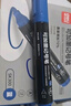 得力（deli）粗头油性记号笔大头笔  物流家庭快递签字办公马克笔墨量升级30%学生文具 10支/盒 P06881 蓝色 实拍图