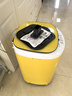智洁小黄鸭婴儿迷你洗衣机3.5kG高温煮洗全自动洗衣机宝宝小型儿童带智能烘干杀菌除螨洗烘一体机家用 3.5KG炫黄+全国联保+蓝光洗涤+洗脱一体 波轮 实拍图