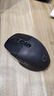 前行者Q1无线鼠标蓝牙双模可充电屏显低音男女生办公小巧便携高颜值电脑笔记本iPad用人体工学 雅典黑灰 实拍图