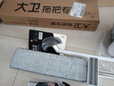 大卫平板拖把40cm杆长133cm2布加厚P12免手洗5层刮污 实拍图