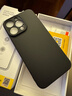 品胜 适用苹果15Pro Max手机壳 iPhone15ProMax柔性液态壳全包防摔防磨防震亲肤超薄保护套软壳 黑色 实拍图
