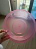 家用脸盆塑料盆子洗衣盆洗脸盆大号加厚学生宿舍洗衣服盆洗脚盆 脸盆 粉色小号1个（22cm） 实拍图