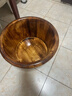 川柏香实木泡脚桶木桶洗脚盆木桶家用足浴桶泡脚木质香柏木碳化木制脚盆 26cm 【高温碳化按摩】+艾草60包 实拍图