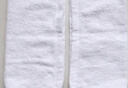 全力 10条装纯棉白色小方巾柔软吸水白毛巾酒店幼儿园KTV餐厅厨房抹布 22克25*25（优质棉）10条装 实拍图