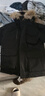 京东京造【进口极寒95鹅绒服】羽绒服男外套女冬季新款中长款 曜石黑 XL 实拍图