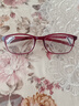 夕阳红老花镜女防蓝光大框优雅女士轻便舒适老人高清老花镜E9004R 400度 实拍图