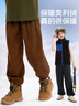 班尼路儿童裤子冬季2025款中大童一体绒休闲裤男女童灯芯绒加绒束脚长裤 实拍图