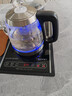 友家铺子（Biooner）全自动上水电热水壶电茶壶茶台烧水壶一体家用办公茶桌嵌入式茶具套装 1L 晶耀黑-手柄加水消毒款（37*20cm） 实拍图