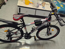 金武端自行车成人山地车公路赛车单车骑行变速超轻越野中学生初中青少年 旗舰版-辐条轮-黑红色 26寸24速 实拍图