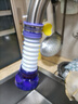 乐之馨厨房水龙头防溅头延伸器防溅水神器万能接头起泡器过滤出水嘴加长 防溅过滤-兰紫色防溅头 一个装 水龙头通用 实拍图