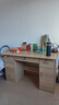 佳家林（JIAJIALIN）办公桌实木电脑桌办公室职员财务工位双人位桌椅组合简易书桌子 【五抽带门】松木色120cm cm 实拍图