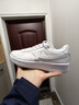 特步情侣男女板鞋小白鞋空军一号冬季革面保暖运动板鞋休闲鞋 实拍图