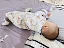 欧孕（OUYUN）婴儿睡袋春秋儿童暖姜恒温防踢被1-3岁宝宝薄夹棉分腿睡袋 松鼠80 实拍图