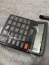 得力（deli）(deli)12位数通用语音计算机 桌面语音计算器 学生/办公口算 黑色837Y 新老混发 实拍图