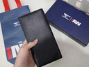 七匹狼（SEPTWOLVES）钱包男士长款真皮2026新款超薄头层牛皮拉链钱夹爸爸皮夹手包卡包 超薄黑金属狼标3A3071032-01 实拍图
