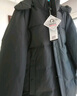 雅鹿【鹅绒】羽绒服男短款2025冬季新款连帽加厚保暖防寒冬装羽绒外套 黑色 可拆卸帽子|鹅绒填充 M (170) 实拍图