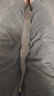浪莎秋裤男单件纯棉薄款羊毛抑菌护膝男士棉毛裤保暖线裤衬裤深灰 XL 实拍图