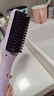 康夫（CONFU）直发梳卷发棒卷直发器负离子造型梳礼物卷直两用便携拉直内发梳子懒人电卷梳KF-524紫 实拍图