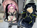 爱贝丽婴儿推车轻便双向一键收车可坐躺高景观四轮万向避震新生儿婴儿车 MAX6 英伦粉（推把换向） 实拍图