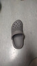 京东京造【抗菌洞洞鞋】凉鞋情侣旅行沙滩两穿eva凉拖鞋男士水泥灰42-43 实拍图