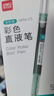 得力（deli）(deli)速干直液笔签字笔 0.5mm全针管学生中性笔 办公水笔直液式走珠笔 黑色30支/盒33788 实拍图