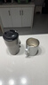 京东京造不锈钢双层保温桌面马克杯420mL 户外露营水杯 304咖啡杯银灰色 实拍图