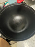 王源吉铁锅炒锅铸铁锅双耳苏锅王老式家用圆底无涂层龟纹大肚炒锅36cm 实拍图