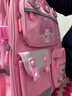 靓宝宝库洛米三到六女孩小学生减负护脊大容量一年级二女童轻便儿童书包 小号粉色(适合1-2年级) 实拍图
