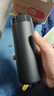米家 保温杯 316不锈钢水杯 男女士杯子 大容量茶杯便携 350ml黑色 实拍图