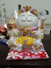 侑家良品 日进桶金招财猫自动摇手收银台摆件 乔迁礼物 14寸大号热门商品 实拍图